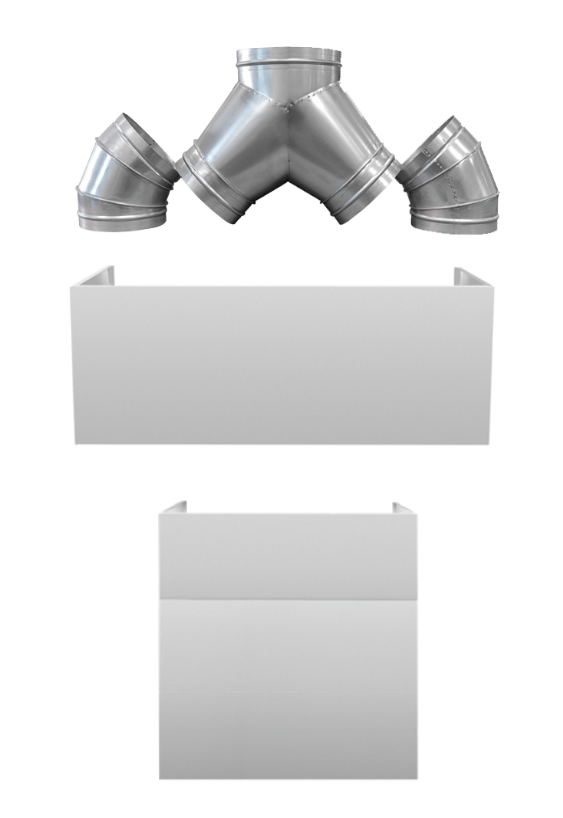 TrueFlame Duct Covers & Wye Ducts