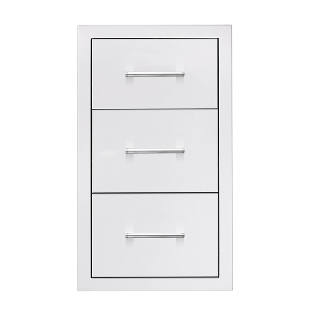 TrueFlame 17-inch triple storage drawer - TF-DR3-17-A