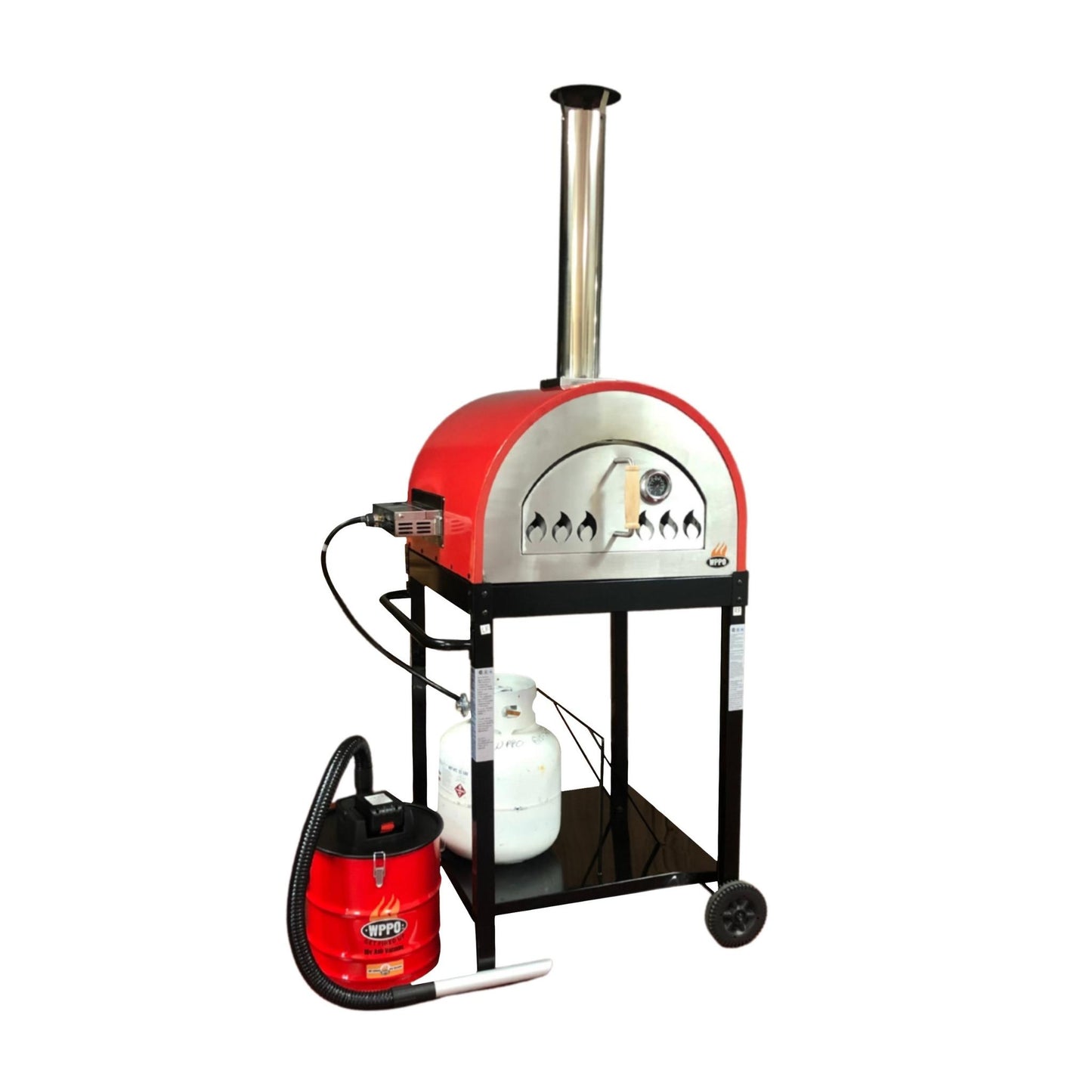 Traditional 25" Multi Fueled Pizza Oven. Wood and Gas - Gas Burner Included - WPPO LLC Direct