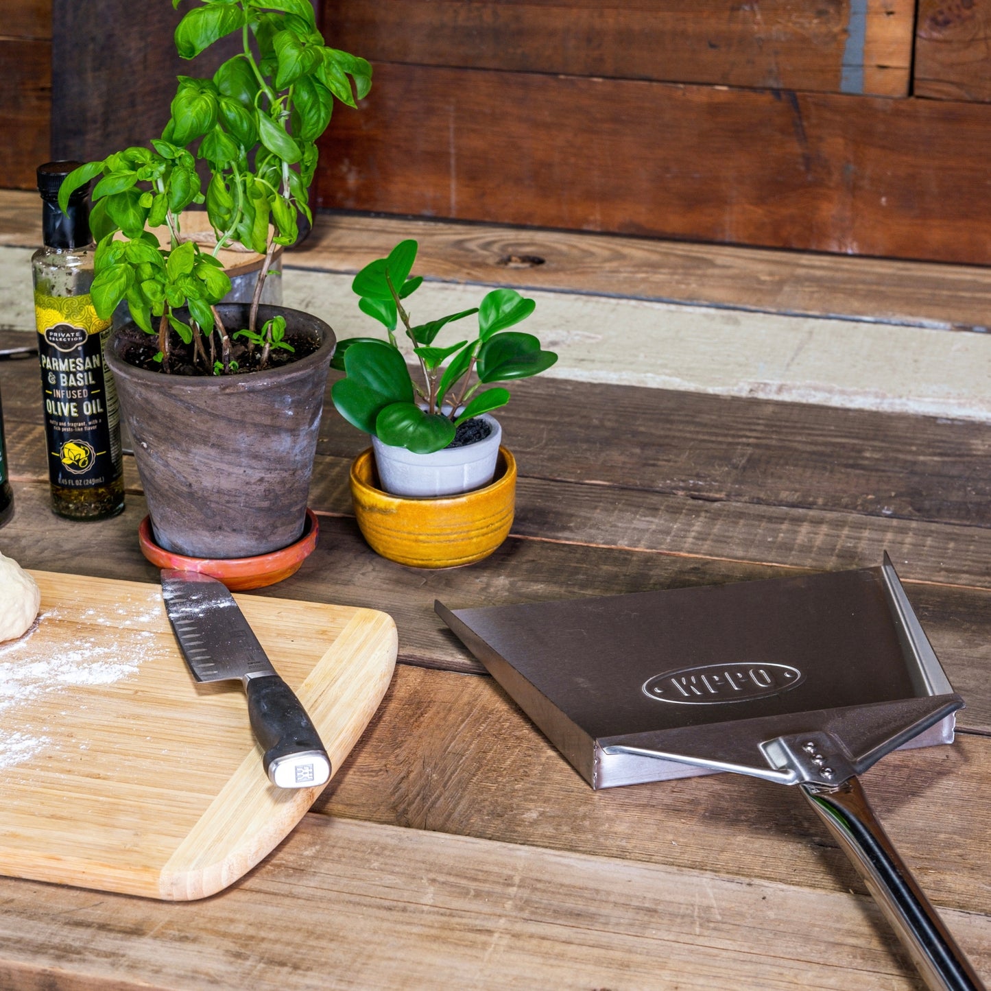 Big Ash Shovel for Wood Fired Ovens - WPPO LLC Direct