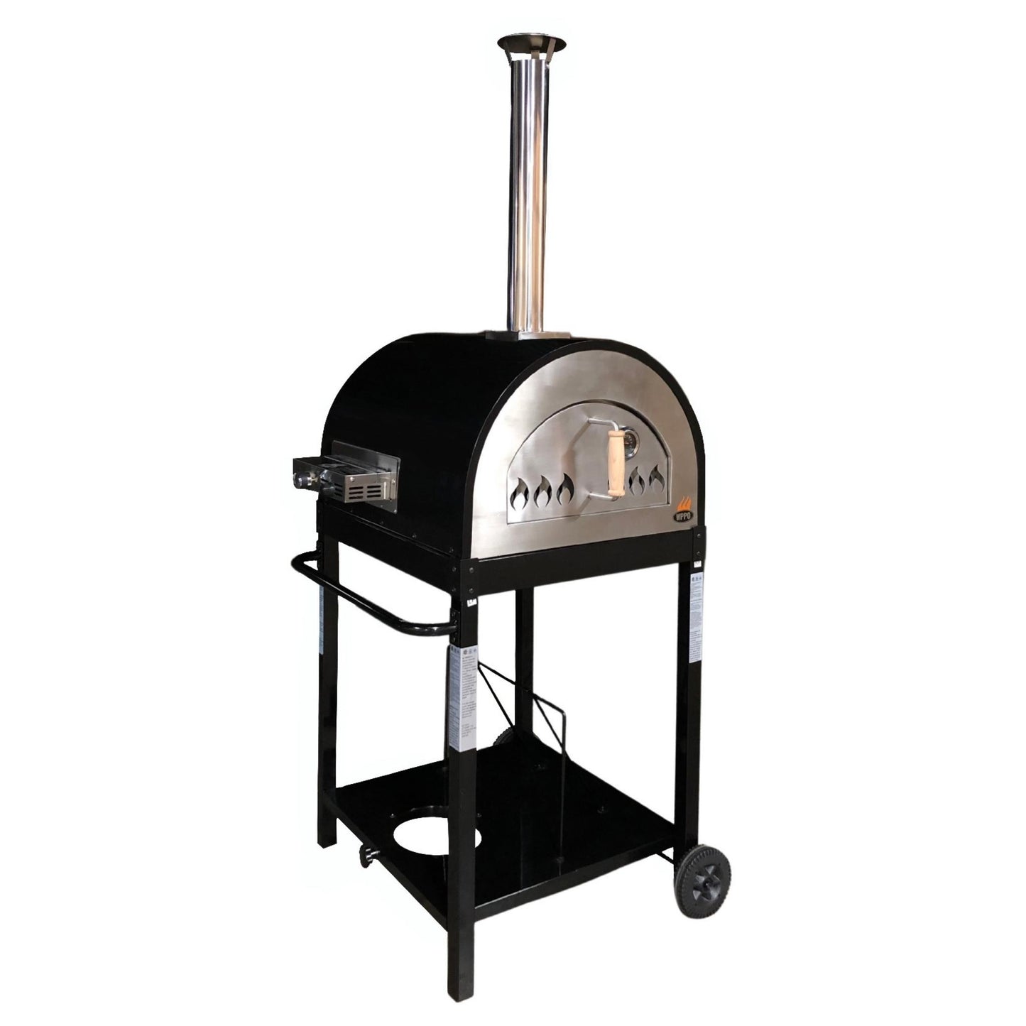 Traditional 25" Multi Fueled Pizza Oven. Wood and Gas - Gas Burner Included - WPPO LLC Direct