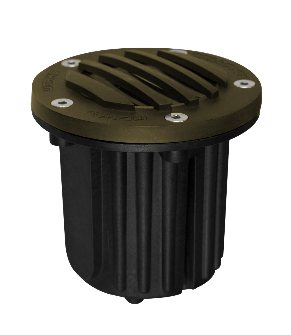 Black Diamond MR16 Well Light in Bronze GRATE MR16 ECO 4W 2700K 30