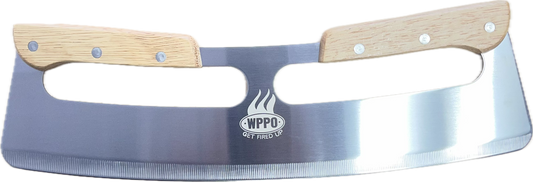 WPPO Rocker style pizza cutter 14" W/ Blade cover - WPPO LLC Direct