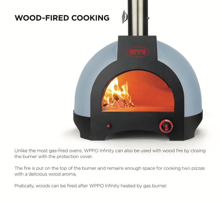 WPPO - Infinity 66 Wood / Gas Hybrid - 3 Pizza Oven. – WPPO LLC Direct