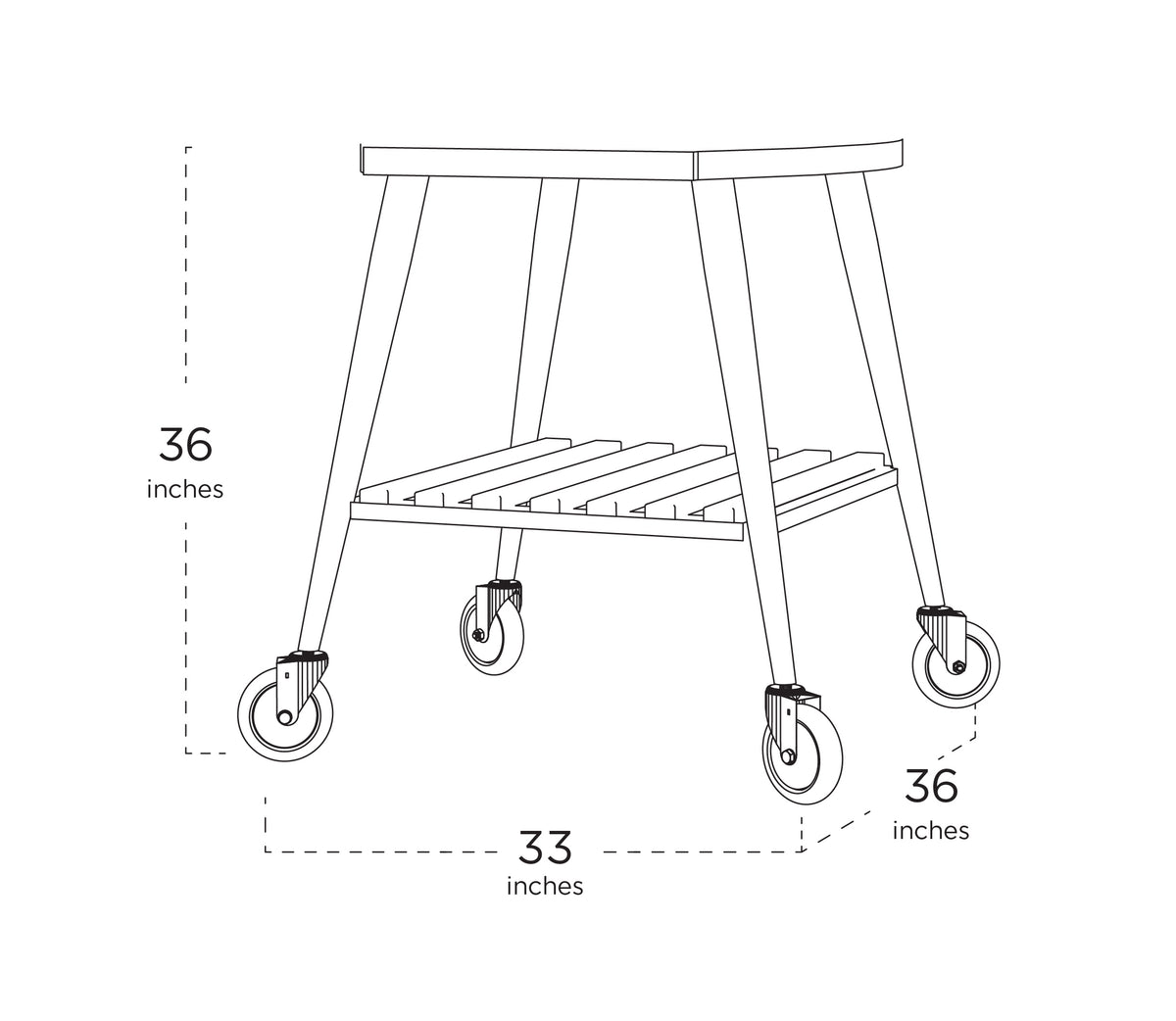 Infinity Wheeled Trolley for 66 - WPPO LLC Direct