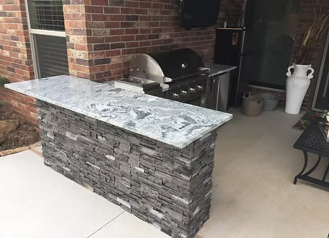 WPPO modular outdoor kitchen example 4; configurations vary