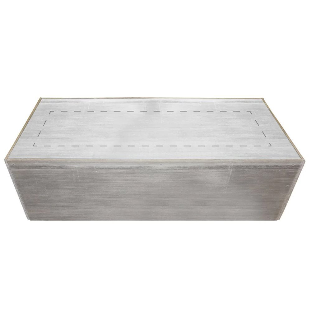 60" x 34" Linear Fire Pit Enclosure
