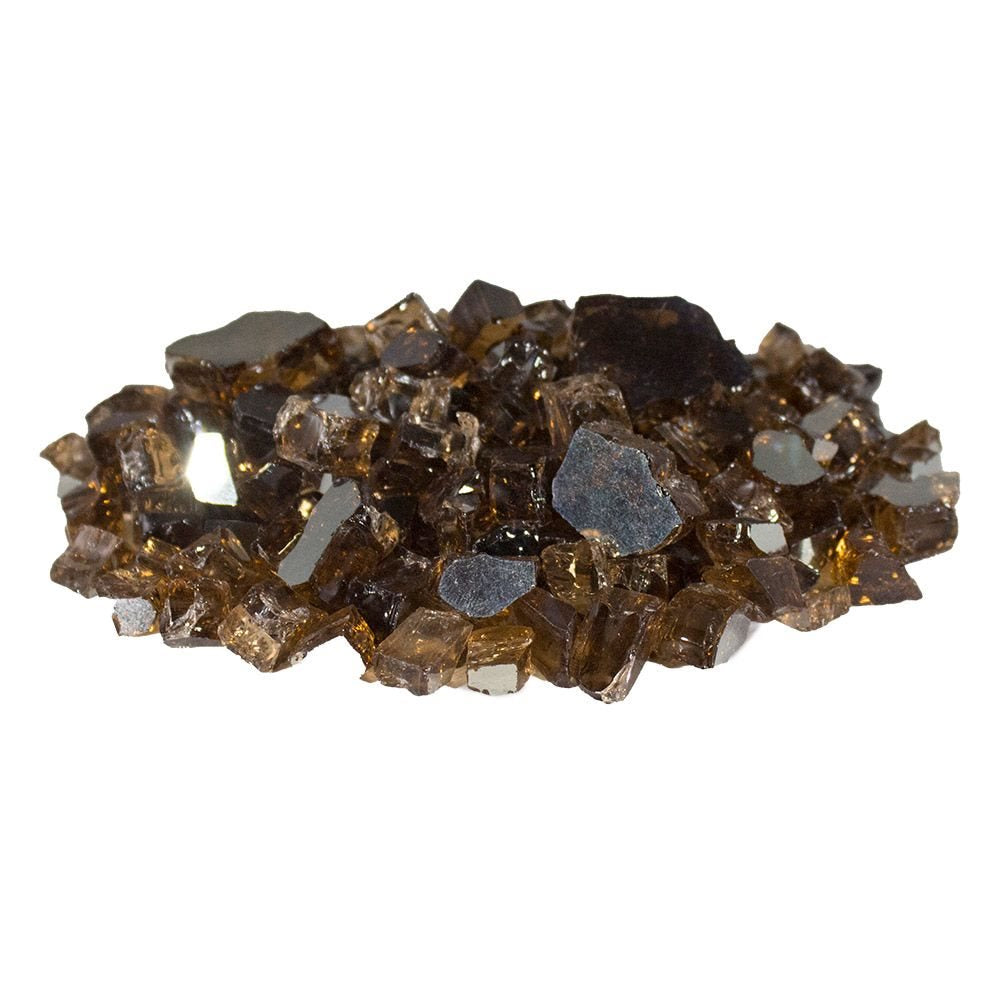 Copper Reflective Fireglass 1/2" to 3/4