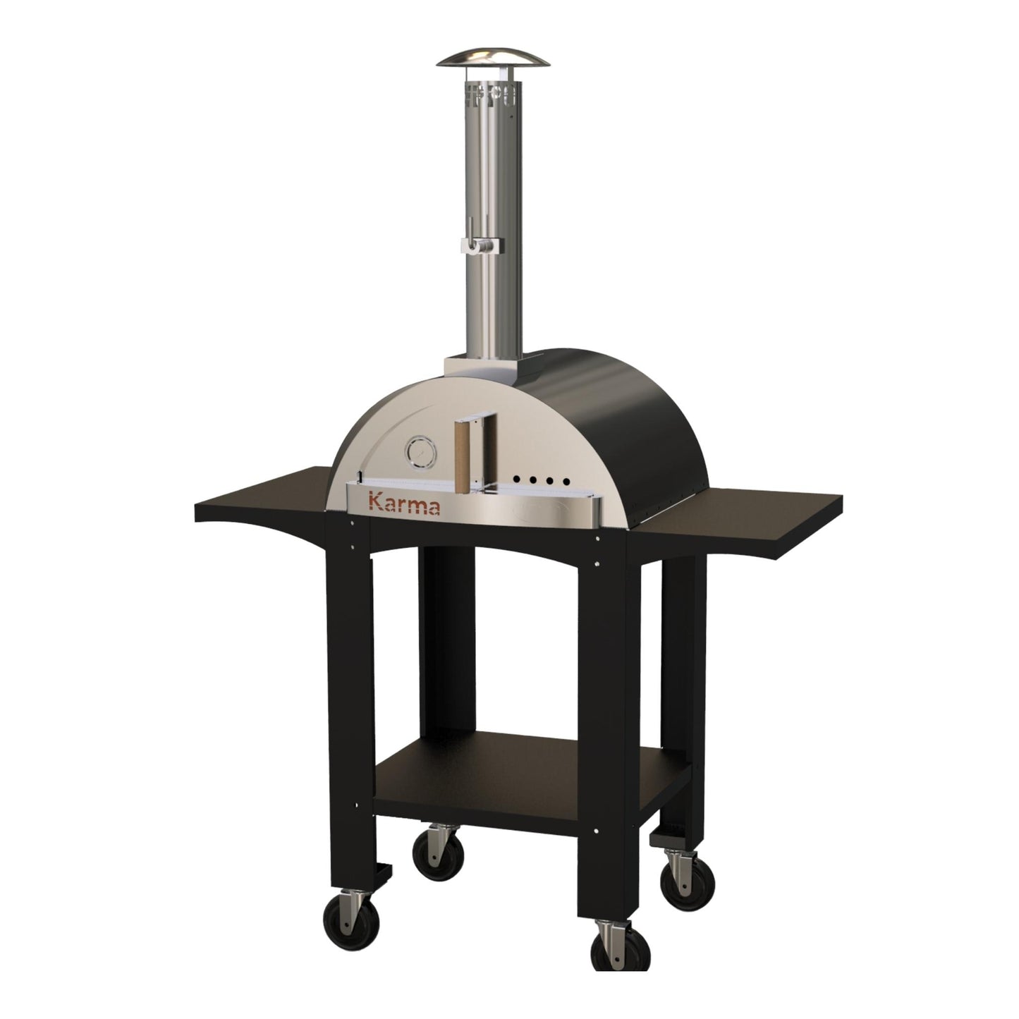 Wood Fired Pizza Oven, Karma 25 - Colored ovens with stand. - WPPO LLC Direct