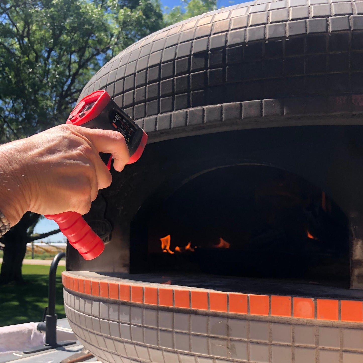 Temperature of the wood fired pizza oven - THERMOMETER 
